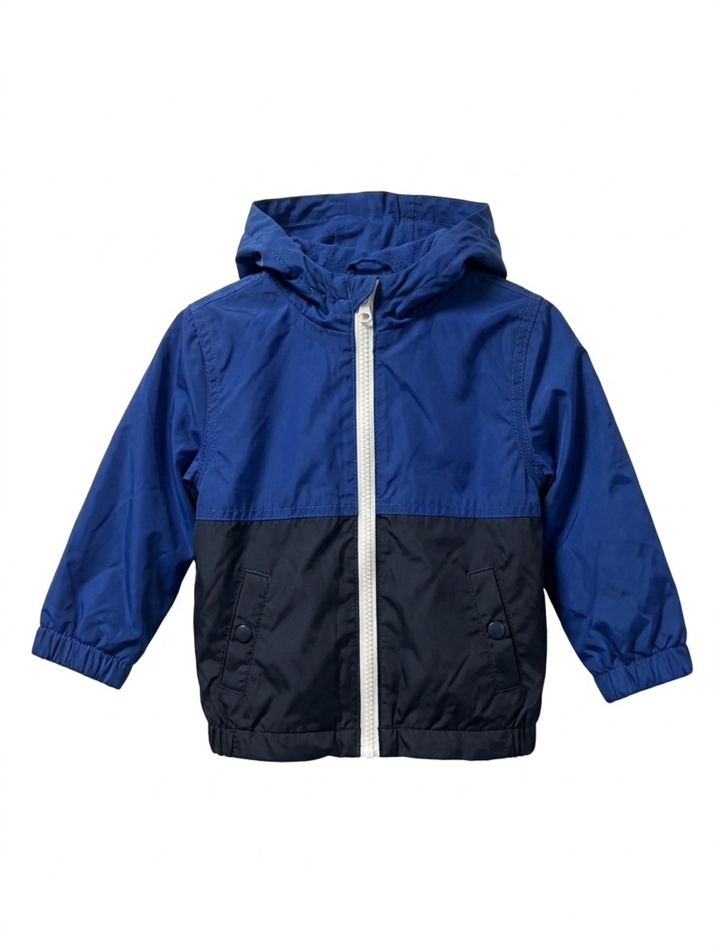 Boy’s Oshkosh Royal Blue and Navy Hooded Jacket (Size 24 months)
